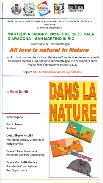 Leggi: «Dans la nature – un cortometraggio…»