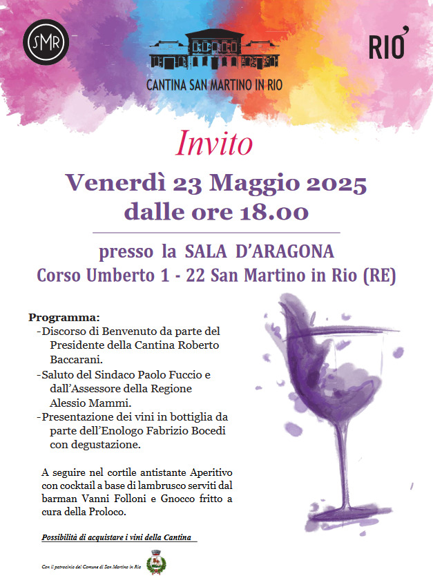 venerdì 23 maggio 2025