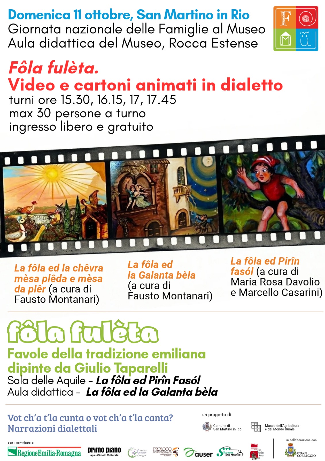 Domenica 11 ottobre alla Rocca Estense la Giornata nazionale delle Famiglie al Museo